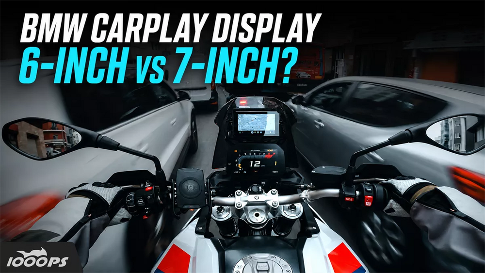Z55B Review: Motorcycle CarPlay Screen with Blind Spot Detection