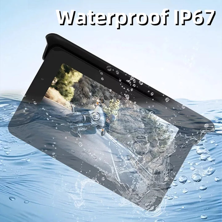 Portable Motorcycle Wireless CarPlay & Waterproof Touchscreen with ...