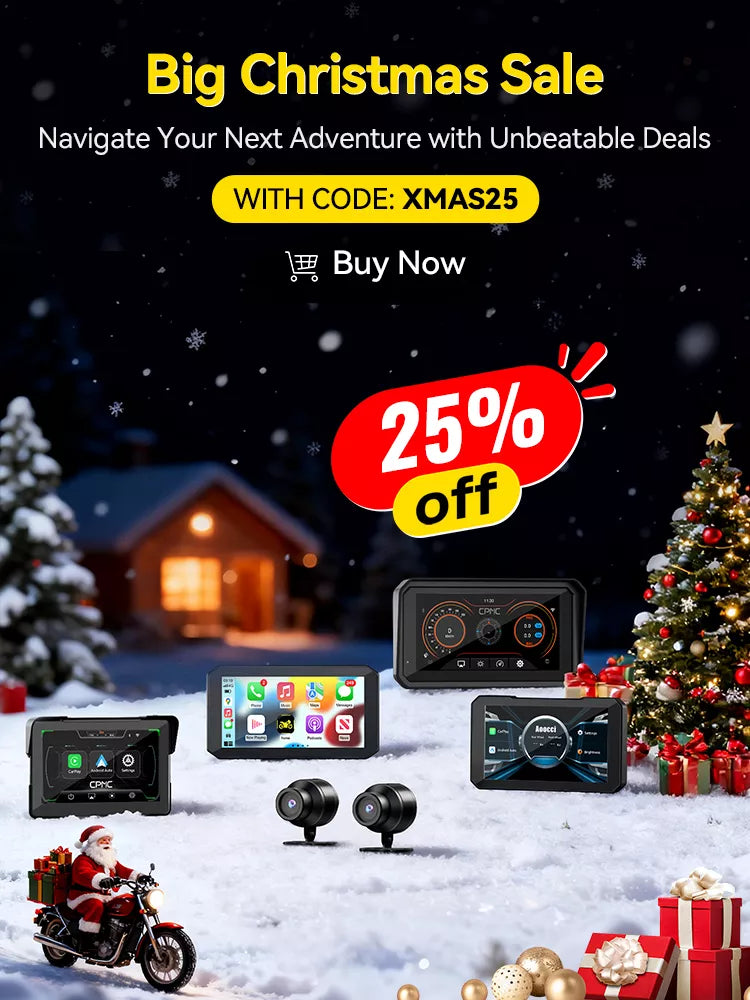 CPMC CarPlay Motorcycle Merry Christmas Sale