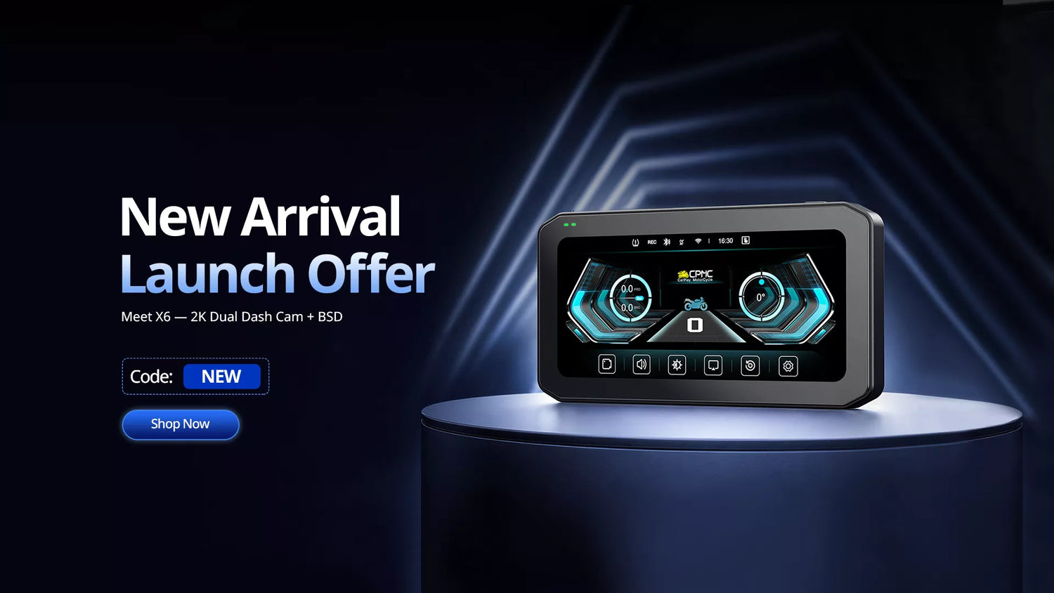 CPMC CarPlay Motorcycle New Arrivals Launch Offer