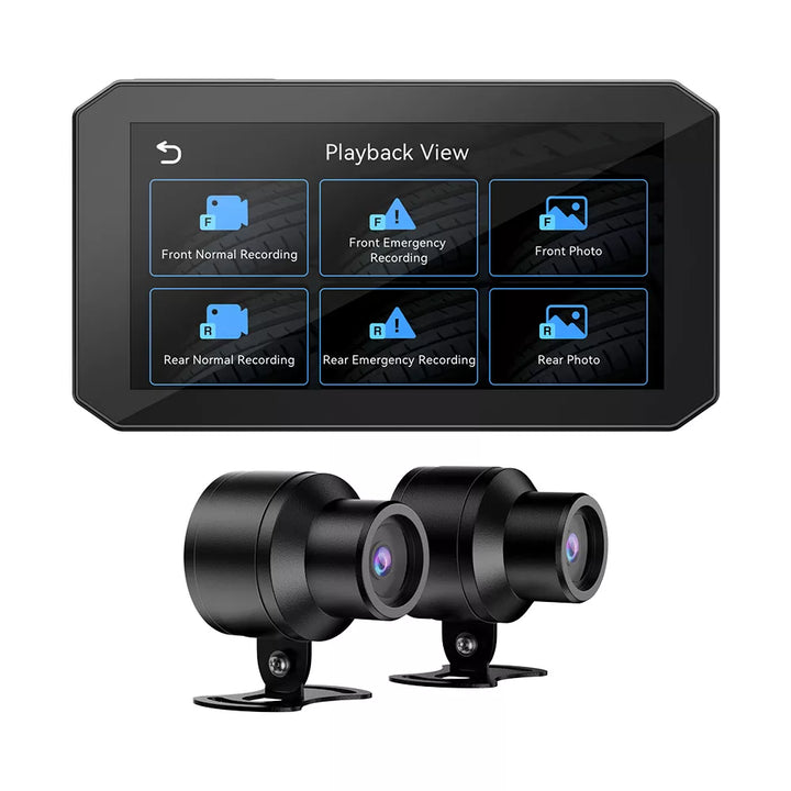 Z55B Motorcycle CarPlay Dash Cam with Physical BSD – CarPlay Motorcycle