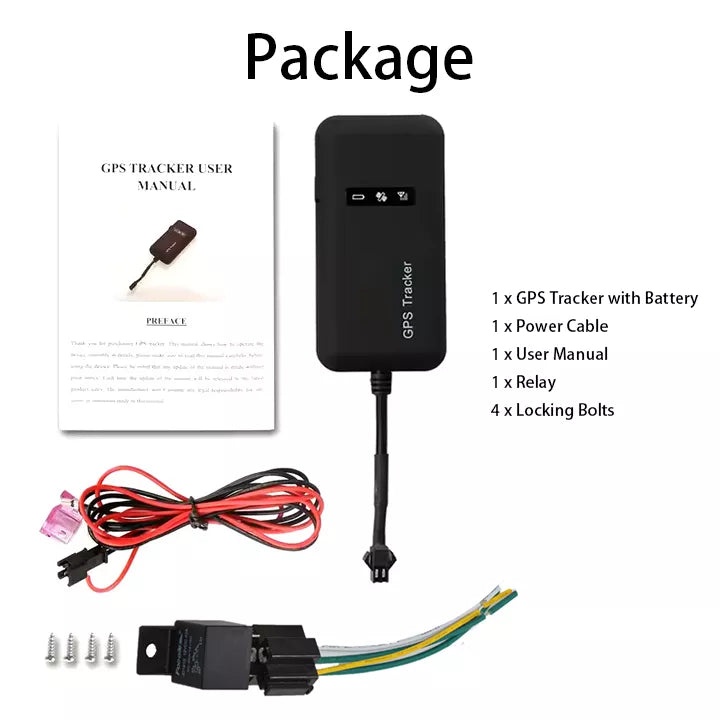 4G GPS Tracker with Geo-Fence alarm for Motorcycle-AM30