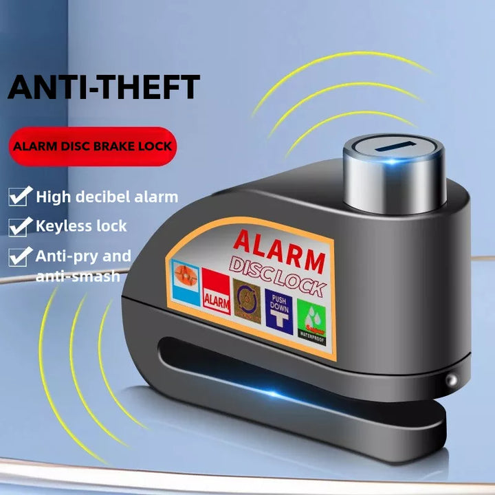 Disc Lock For Motorcycle Waterproof Anti-Theft Motorcycle Disc Brake Lock-AM15 – CarPlay Motorcycle