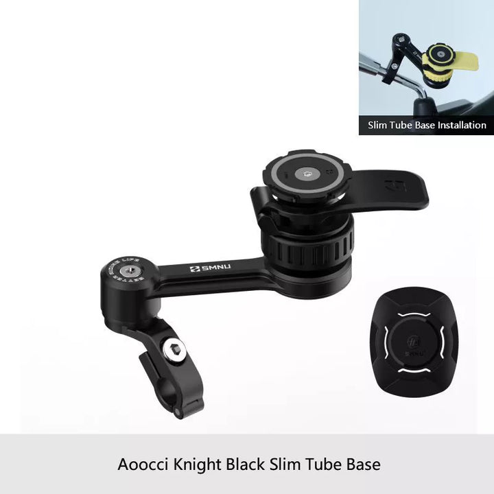 aoocci-motorcyle-phone-mount-CF450SR-knight-black-slim-tube-Am03