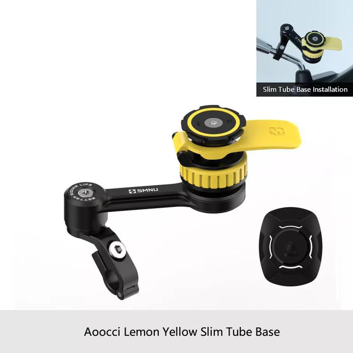 aoocci-motorcyle-phone-mount-lemon-yellow-slim-tube-Am03