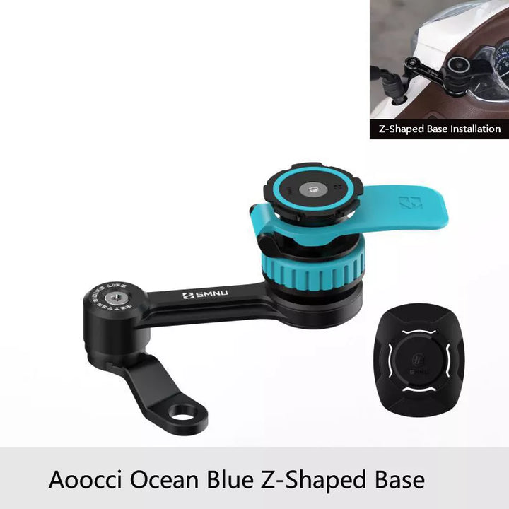 aoocci-motorcyle-phone-mount-ocean-blue-z-shaped-base-Am03