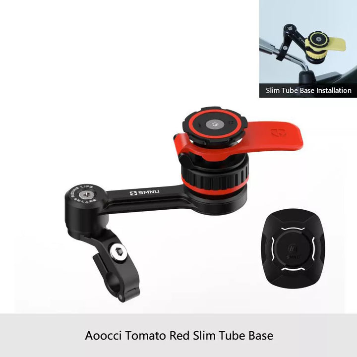 aoocci-motorcyle-phone-mount-tomato-red-slim-tube-Am03